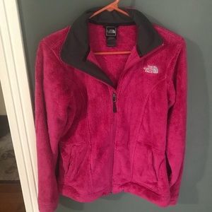 Pink north face fleece